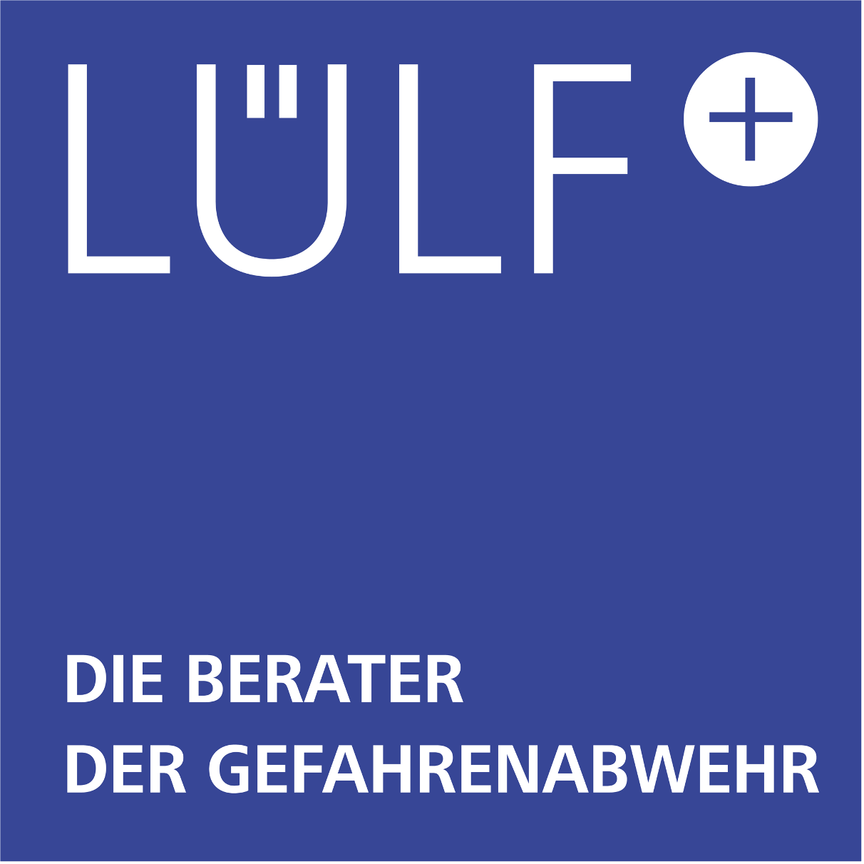 Logo von LÜLF, Experten für Gefahrenabwehr, symbolisiert Sicherheit und Fachkompetenz im Bereich Veranstaltungssicherheit.